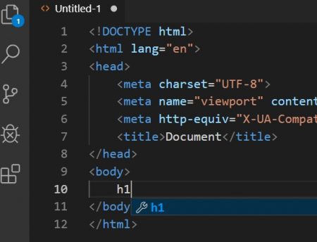 visual studio code format html