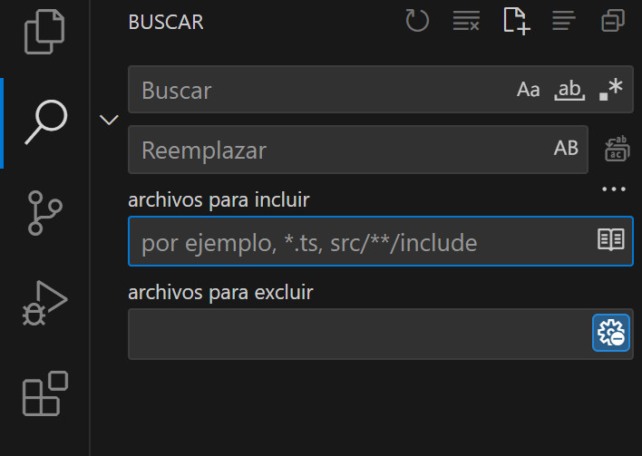 Visual Studio Code - Buscar en el proyecto