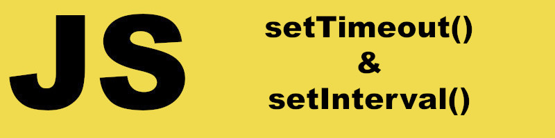 Usar setTimeout y setInterval en JavaScript