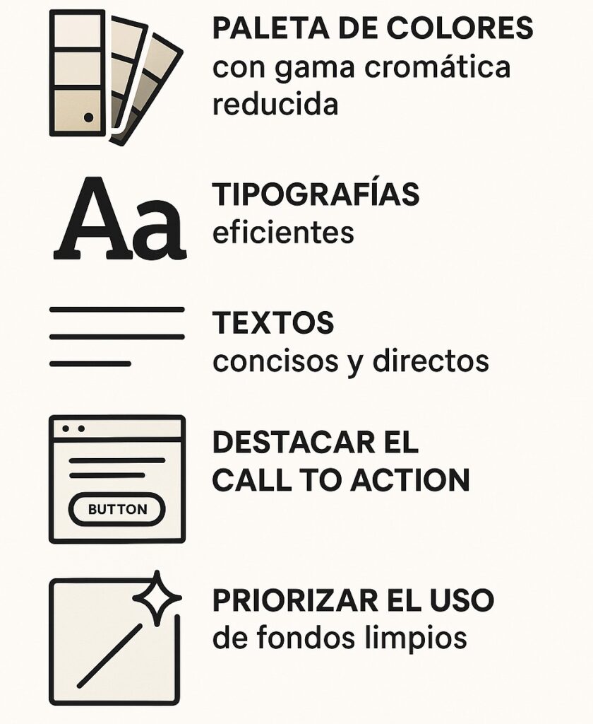 Diseño web minimalista